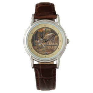Montre Cerf blanc Fawn & Doe Jaune
