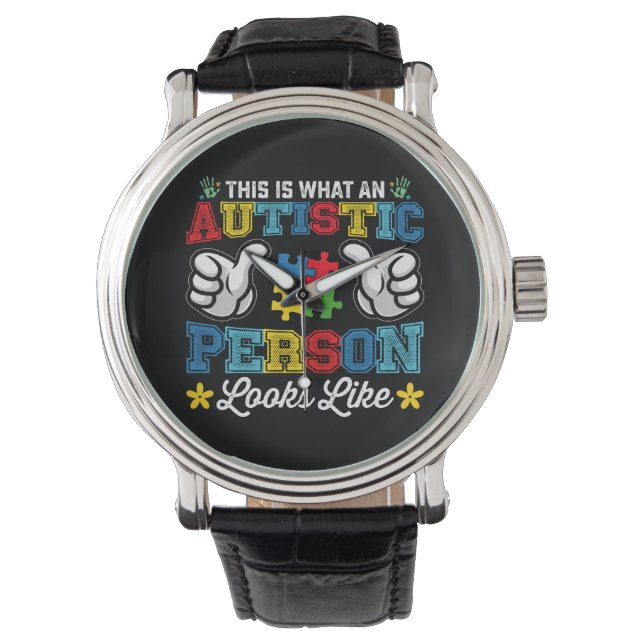 Montre C'Est Ce Qu'Une Personne Autiste Ressemble À Un Au (devant)