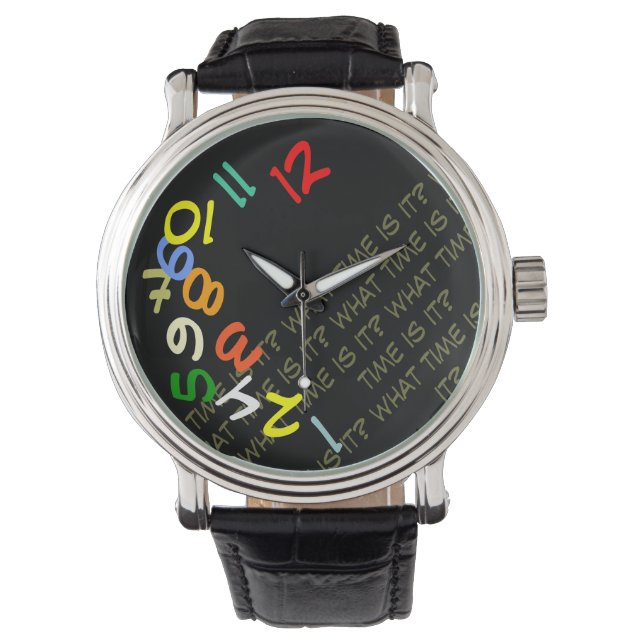 Montre C'est quoi, le temps ? (devant)