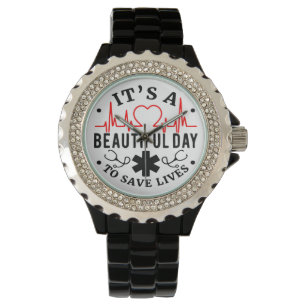 Montre C'est une belle journée pour sauver des vies