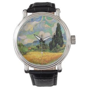 Montre Champ de blé avec cyprès de Van Gogh à Haute Galli