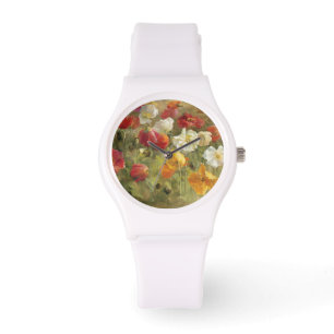 Montre Champ de pavot