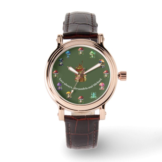 Montre Champignons Imaginaires (Recto)