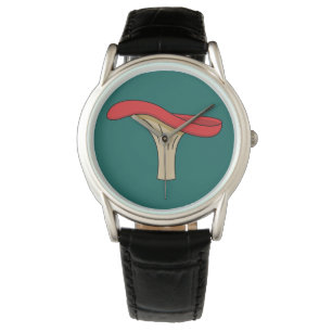 Montre Champignons rouges caricaturés