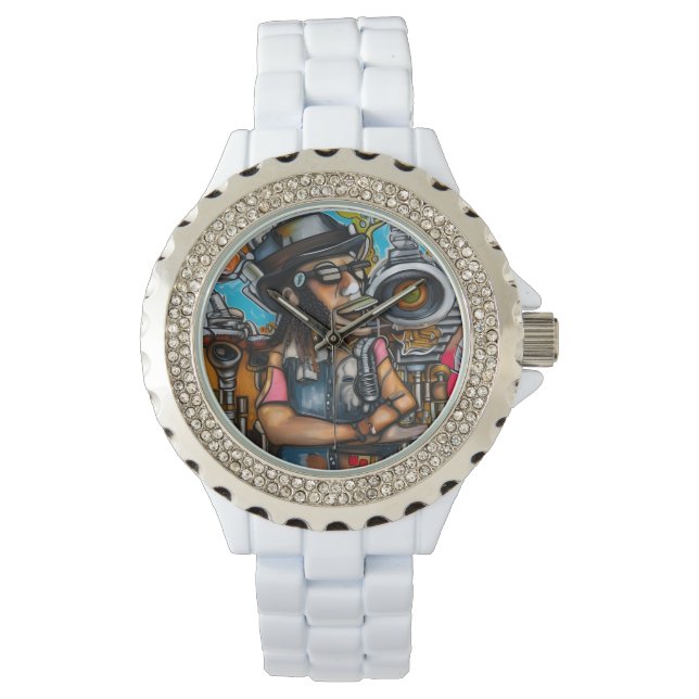 Montre Chanteur de Steampunk en Dreamland (devant)