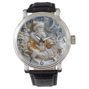 Montre Charme de Père Noël et de rennes