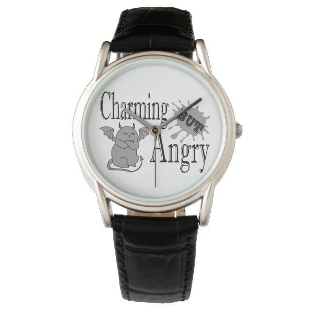 Montre Charming mais en colère petit chat diable drôle ci (devant)