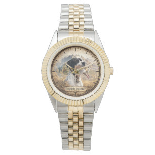 Montre Chasse au Pointer Anglais ,Perdrix Chukar