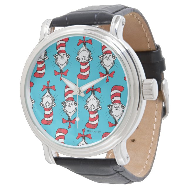 Montre Chat Dans Le Motif Casquette (Incliné)