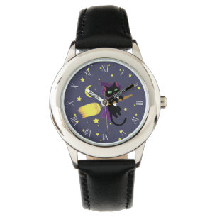 Montre Chat de sorcière de vol