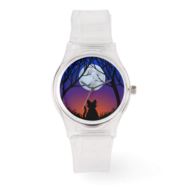 Montre Chat Fat Chat Montre Amoureux des chats Bij (Recto)