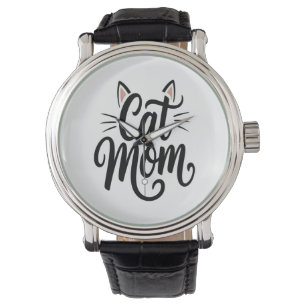 Montre Chat Maman Whiskers et Oreilles