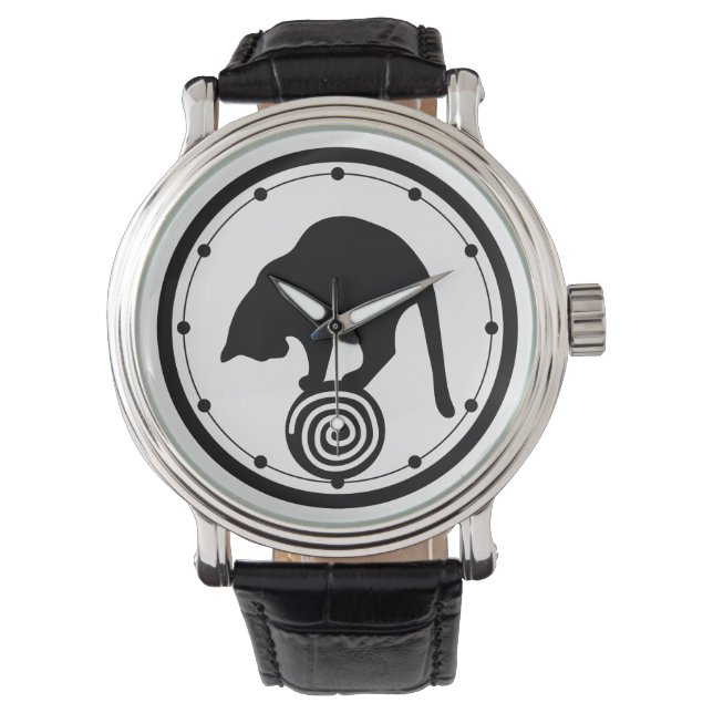 Montre Chat noir (devant)