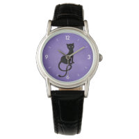 Chat noir violet Gracieux