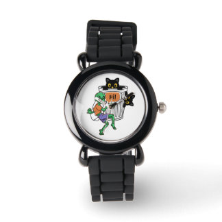 Montre Chat Peureux Halloween