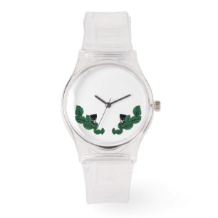 Montre Chatons et Feuille