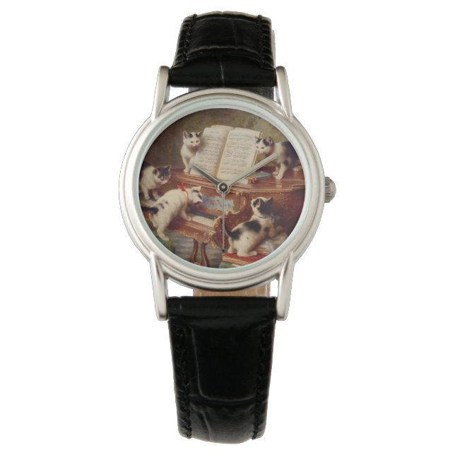 Montre Chatons et piano (devant)