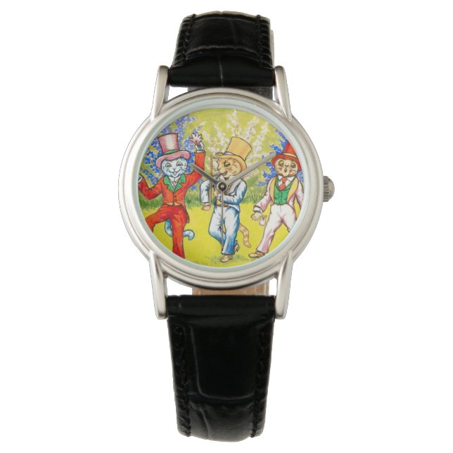 Montre Chats dansants (devant)