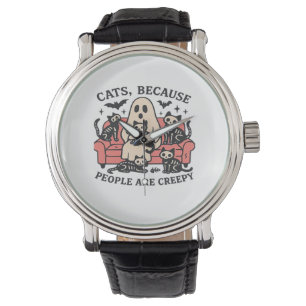 Montre Chats Les Gens Sont Déplaisants Squelette Hallowee