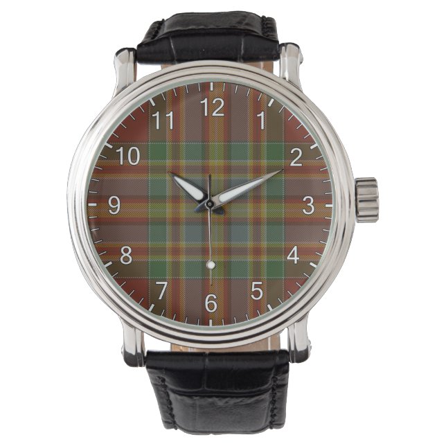Montre Chattan Clan Tartan (devant)