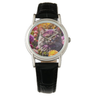 Montre Chatte chatte stylish pour les amoureux du chat