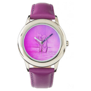 Montre Chaussures de ballet violet élégantes à Pointe