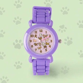 Montre Cheerful Cartoon Dogs Watch for Kids