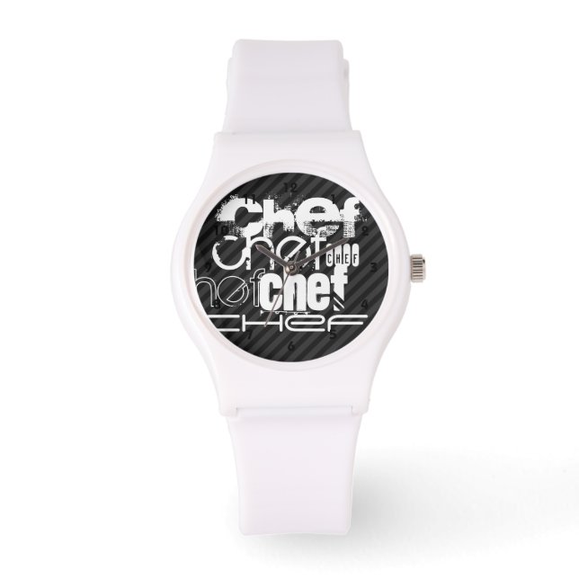 Montre Chef ; Gris noir et gris foncé (Recto)