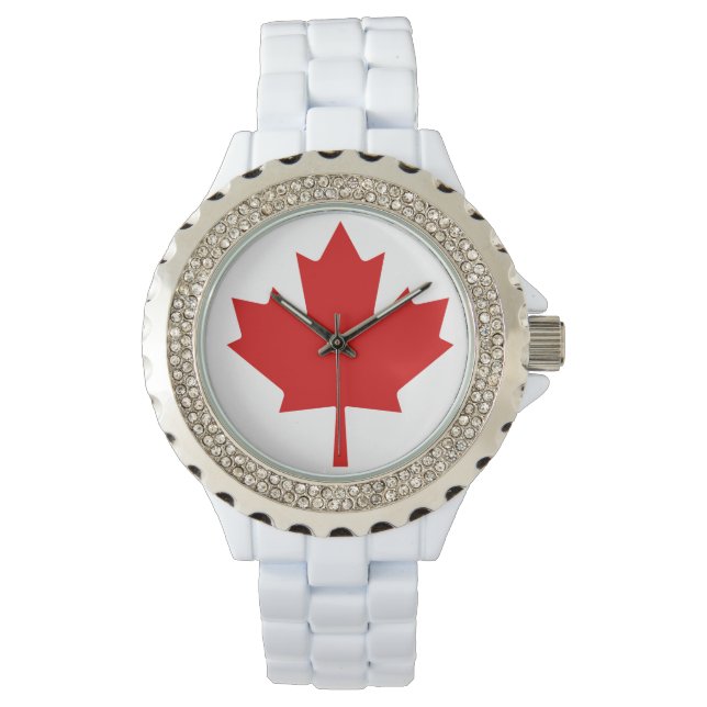 Montre Chemin du phare du drapeau du Canada pour les stra (devant)