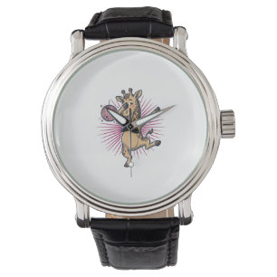 Montre Chemise à gravure vintage Boule disco Girafe dansa