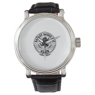 Montre Chemise d'art pour amateur de chat et de danse de 