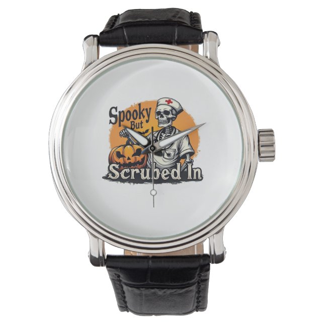 Montre Chemise T-Shirt Halloween Nurse Design surdimensio (devant)