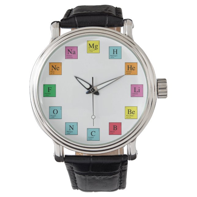 Montre Chemistry Time (devant)