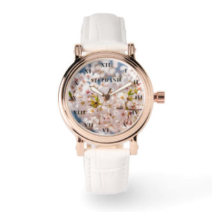 Montre Cherry Blossom Printemps Floral Sakura Moderne