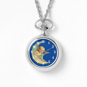 Montre Cherub vintage dans Crescent Moon