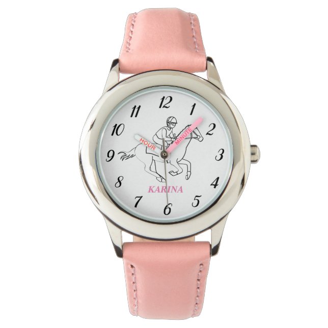 Montre Cheval cavalier Dressage Cheval équestre Enfants r (devant)