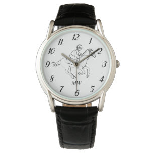 Montre Cheval cavalier Dressage Chevaux équestres Noir