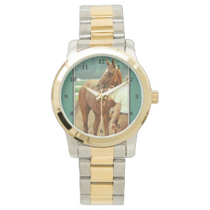 Montre Cheval de course affirmé 1978 de pur sang