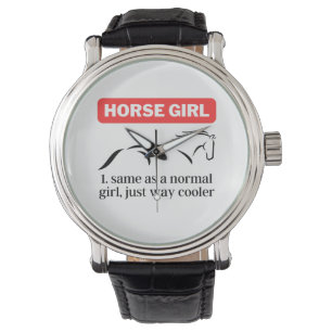 Montre Cheval Girl, Amusante Équitation