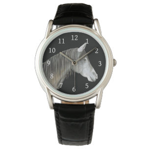 Montre Cheval gris