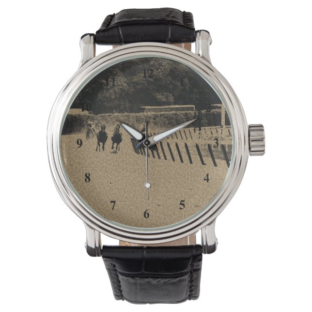 Montre Cheval Racing Muddy Track Grunge (devant)