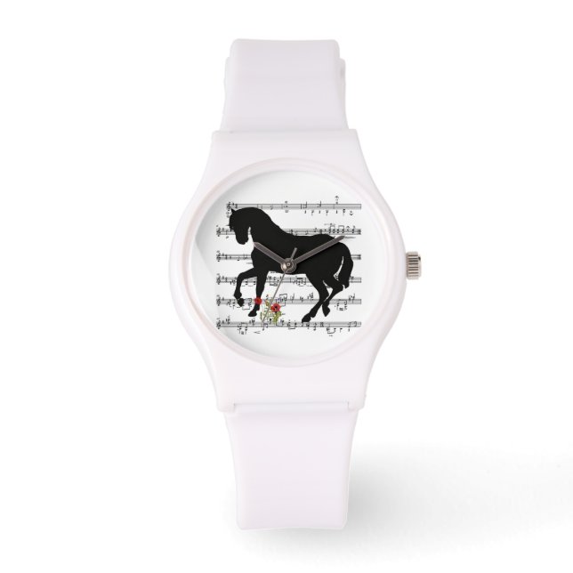 Montre "Cheval sur la feuille de musique" (Recto)
