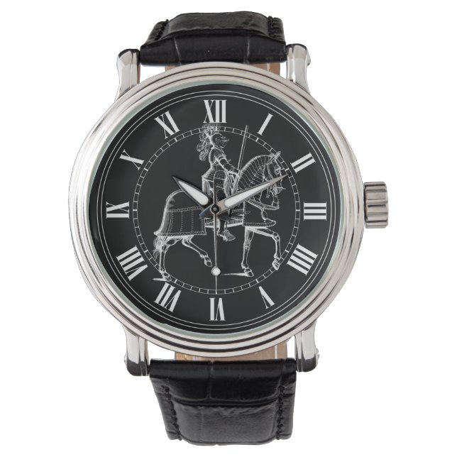 Montre Chevalier en armure (devant)
