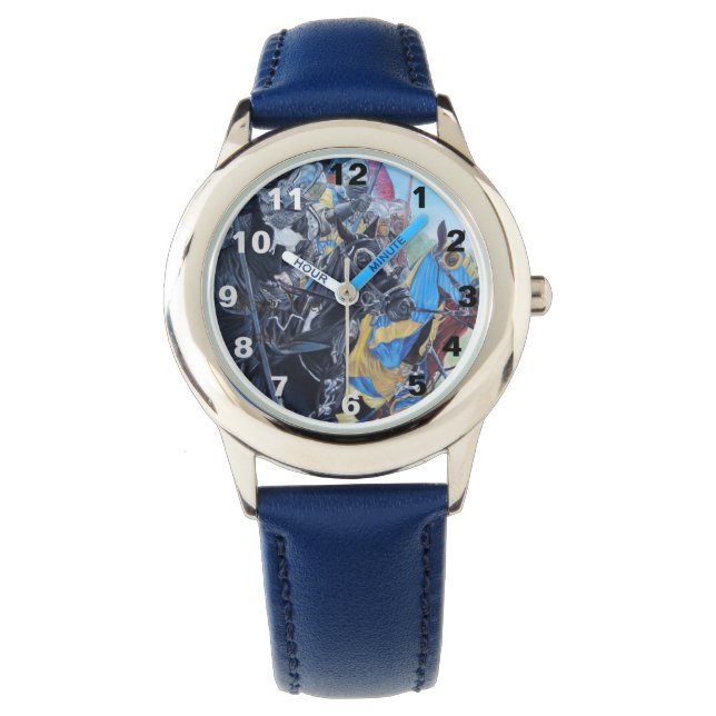 Montre chevaliers médiévaux historiques jouant sur les ch (devant)