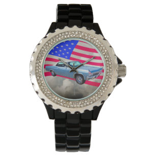 Montre Chevy Impala 327, Drapeau Américain 1965