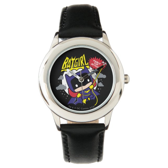 Montre Chibi Batgirl Prêt Pour L'Action (devant)
