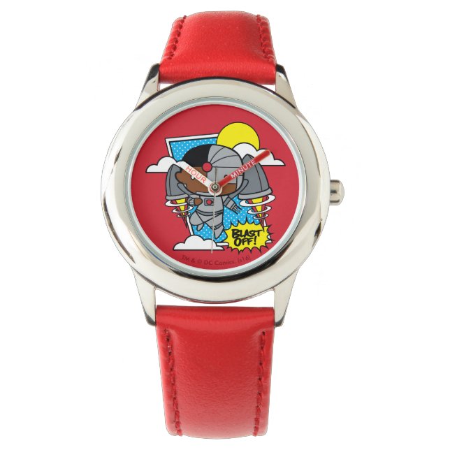 Montre Chibi Cyborg S'Est Éteint ! (devant)