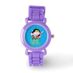 Montre Chibi Wonder Woman Voler Avec Lasso