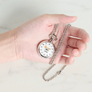 Montre CHIC! ⏱️ Custom Silver Necklace Watch