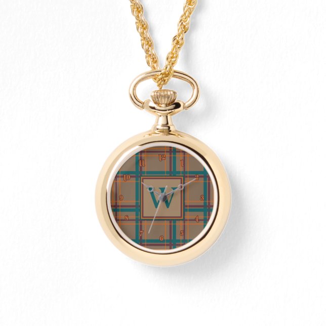 Montre Chic Plaid Automne (Recto)